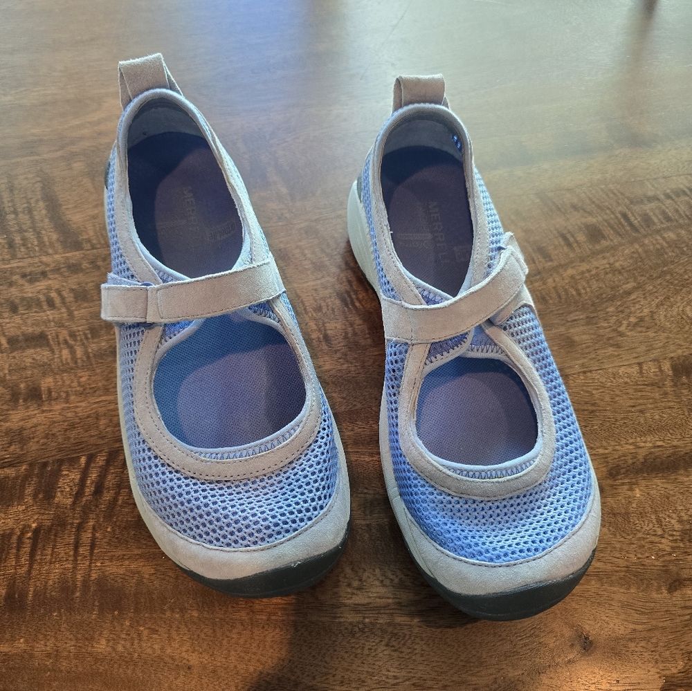 Merrell Women's Encore Strap Shoes – Lavender Ortholite – Size 7.5